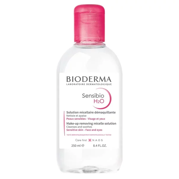 BIODERMA SENSIBIO H2O AGUA MICELAR LIMPIADORA PARA PIEL NORMAL A SENSIBLE 250ML